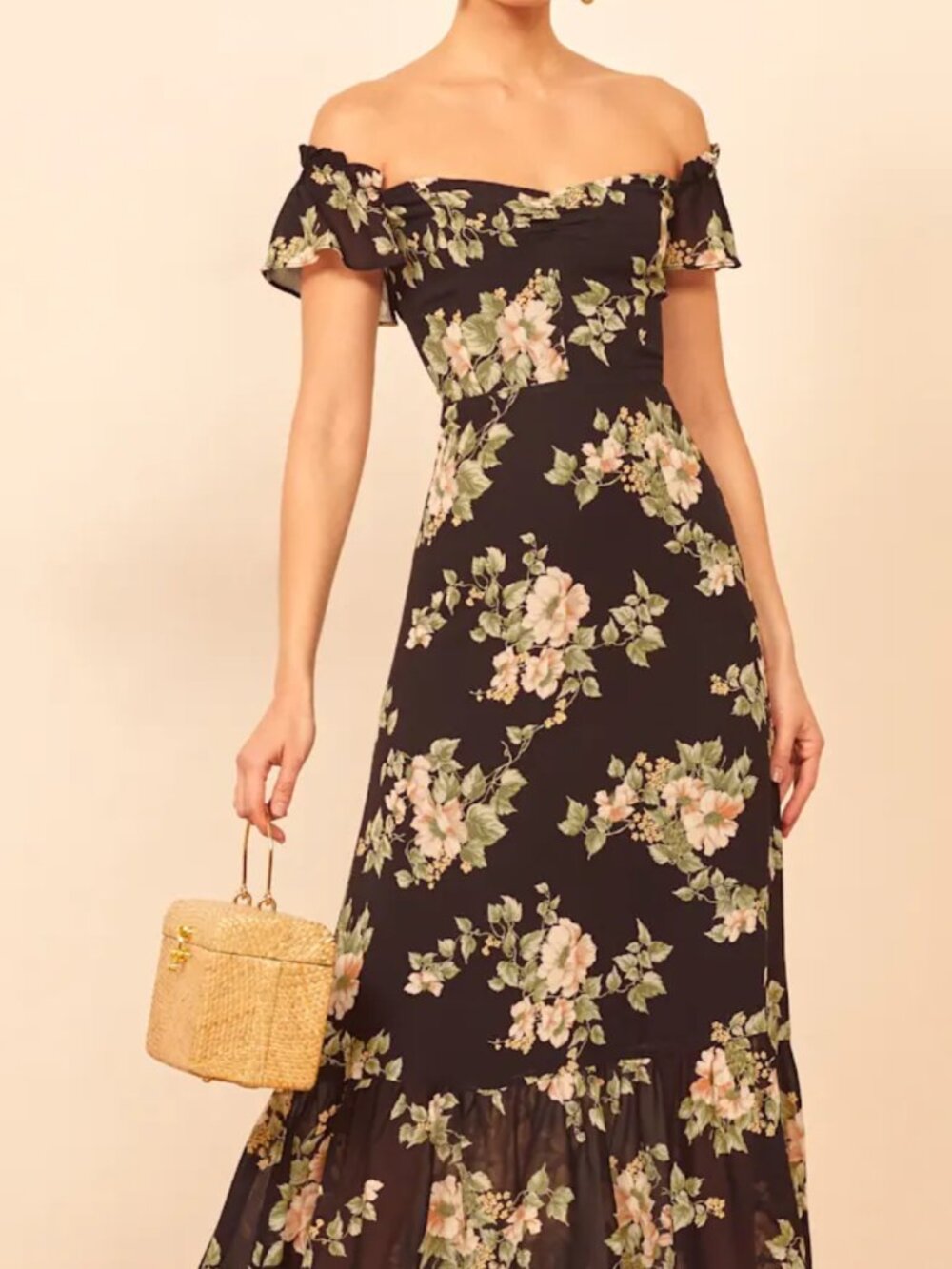 Reformation Butterfly Midi Dress